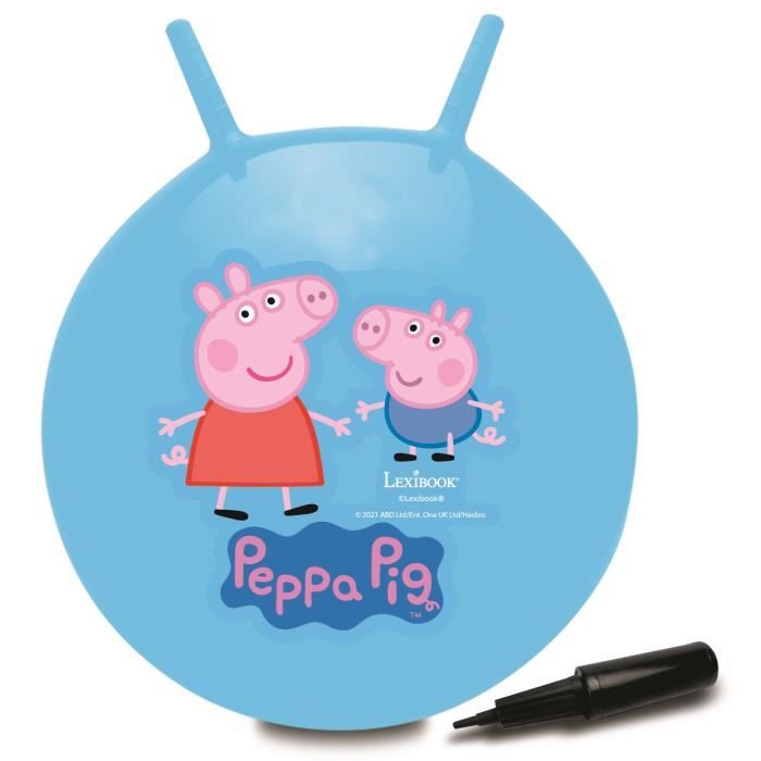 Image secondaire de Balle Sauteuse Peppa Pig avec Pompe Manuelle - Lexibook