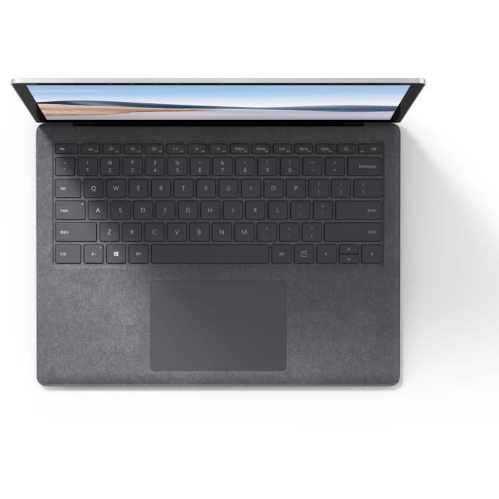PC Portable - MICROSOFT Surface Laptop 4 - 13,5 - Intel Core i5 - RAM 8Go - Stockage 512Go SSD - Windows 10 - Platine - AZERTY