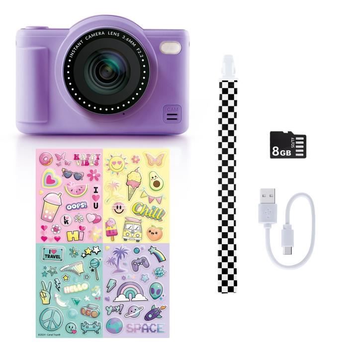 Image secondaire de Canal Toys - Photo Creator -Appareil Photo Numérique Pop Couleur Violet- Avec carte SD 8Go incluse - CLK 041