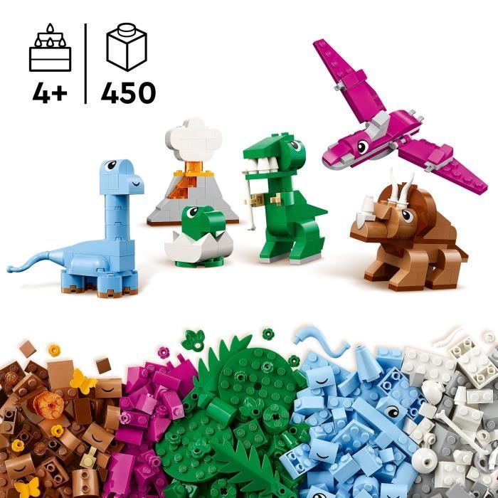 Image secondaire de LEGO Classic 11041 Les dinosaures créatifs - Jouet de construction incluant un T-rex