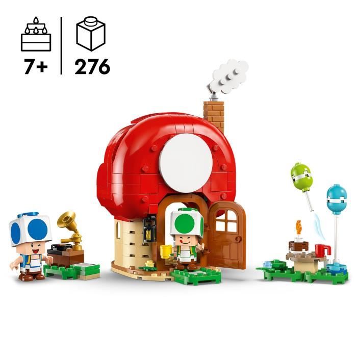 Image secondaire de LEGO Super Mario 72041 Fete chez les Toads - Jeu de Construction enfant des 7 ans