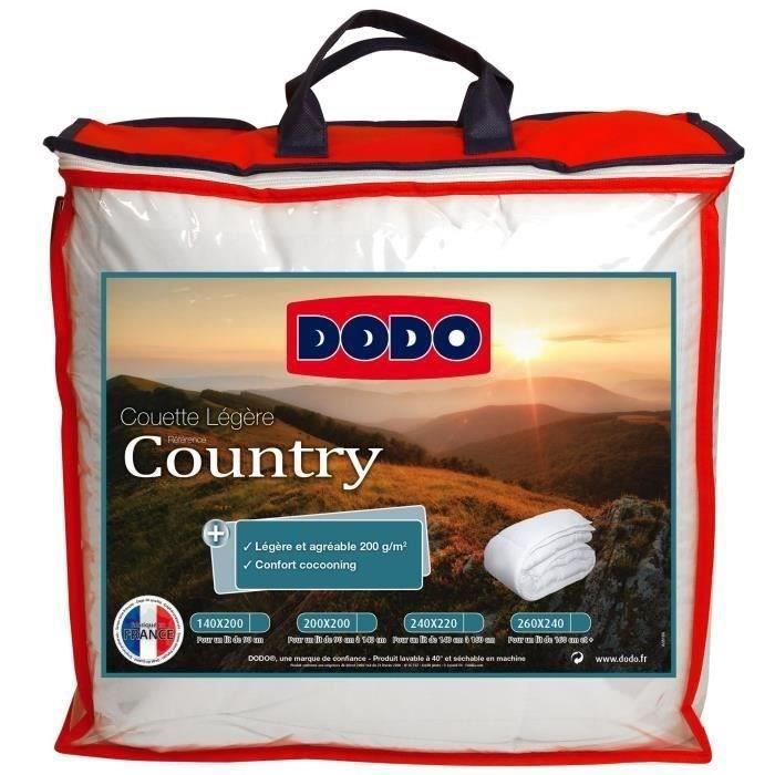 DODO Couette l?gere Country - 240 x 260 cm - Blanc