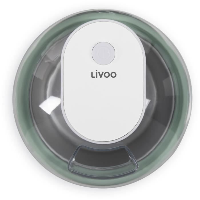 LIVOO - Sorbetiere - DOM461 - 1 L  -  Interrupteur ON/OFF  -  Cuve a accumulateur de froid