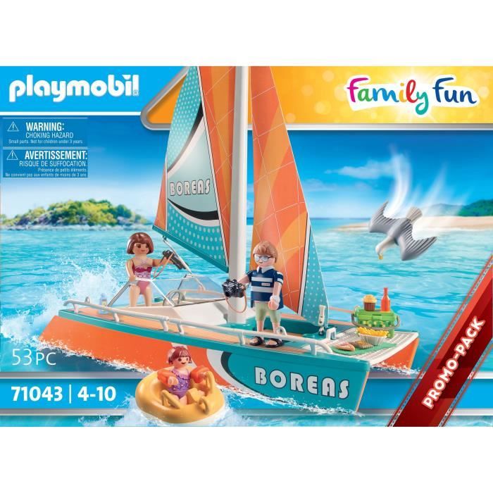 PLAYMOBIL - 71043 - Family Fun - Promo Pack Catamaran
