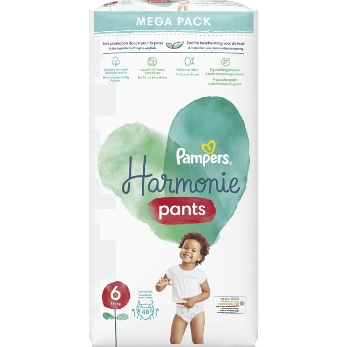 PAMPERS Harmonie Pants Taille 6 - 48 Couches-culottes