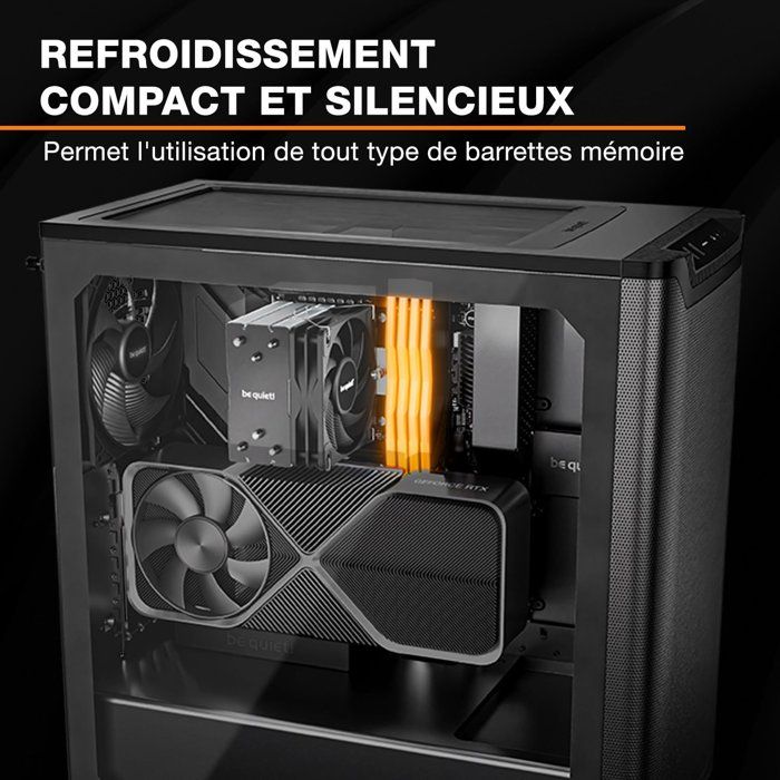 Image secondaire de Ventirad CPU be quiet! Pure Rock Pro 3 Slim - Refroidissement Compact