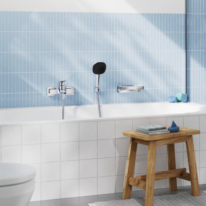 Image secondaire de Mitigeur de bain/douche mural GROHE DICE en Chrome
