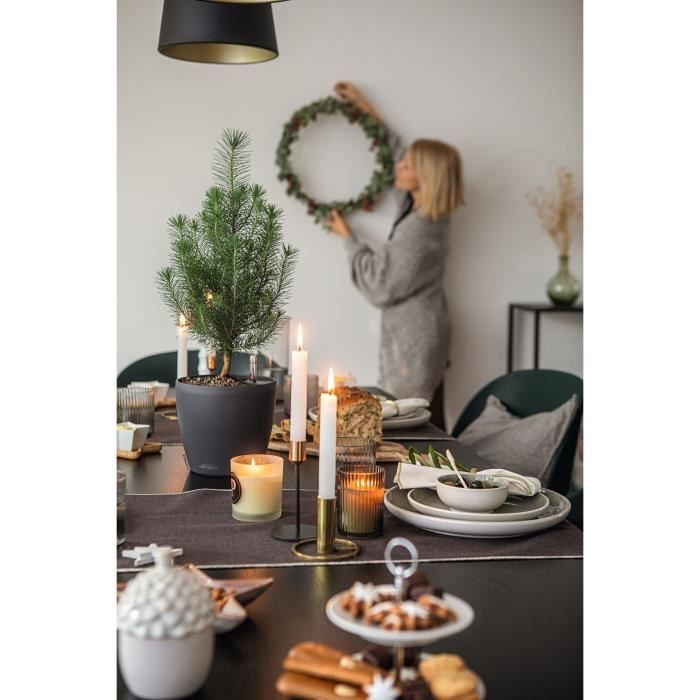 Image secondaire de Pot de Fleurs LECHUZA Classico Color 28 Ardoise - Ø 27,5 cm