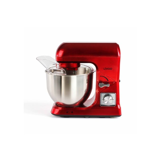 Image secondaire de Robot pâtissier - LIVOO - DOP190R - 1000W - Bol 5L inox - 6 vitesses - Fonction pulse