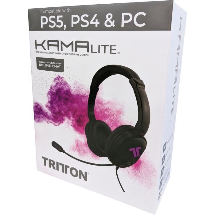 Casque-micro TRITTON KAMA Lite compatible PS5, PS4, XBOX, PC