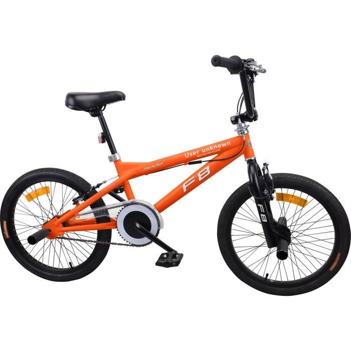 MERCIER Vélo BMX Freestyle 20 4 Pegs roues rayons - Orange