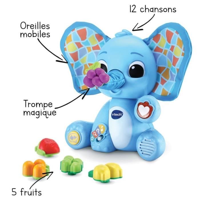 VTECH BABY - Gontran, Mon Éléphant Gourmand