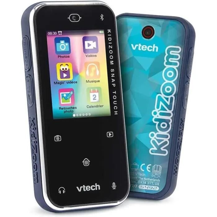 VTECH - Kidizoom Snap Touch Bleu - Appareil Photo Enfant
