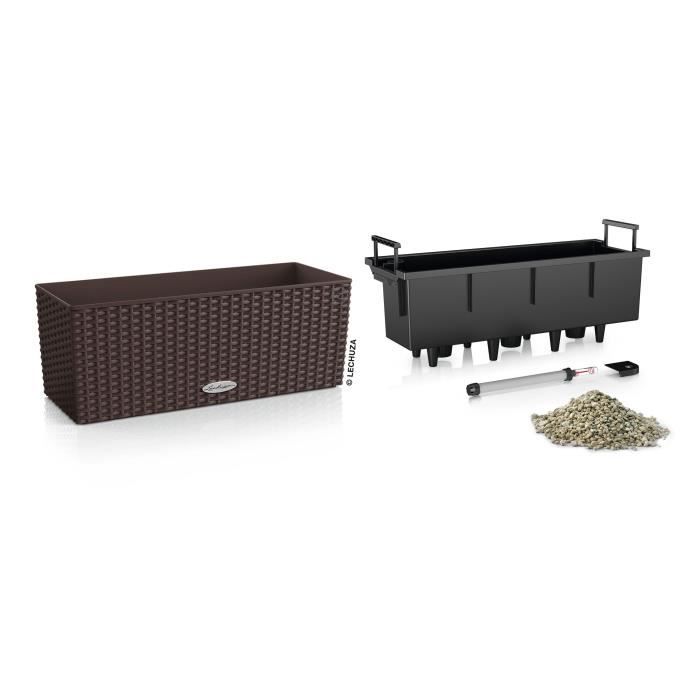 Image secondaire de Jardiniere - Balconera cottage 50 - Kit complet - Moka - 8 L - LECHUZA
