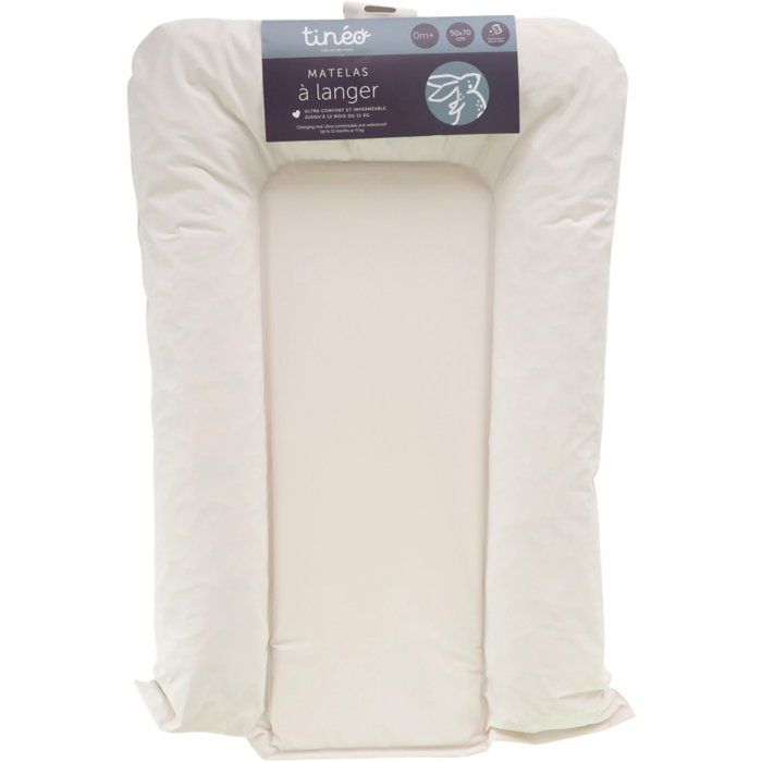Image secondaire de Matelas à Langer TINEO Flocons Ecru - Confort Optimal pour Bébé