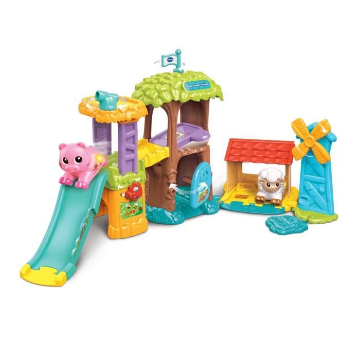 Image secondaire de VTECH - TUT TUT ANIMO BISOUS - SUPER MAISON TOBOGGAN (+ VIOLETTE, LA VACHE PIPELETTE) - Multicolore