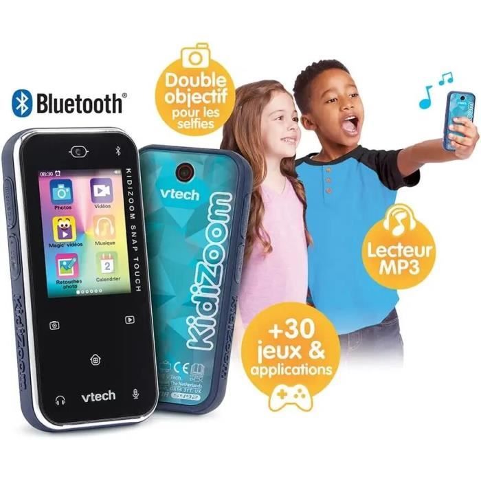 VTECH - Kidizoom Snap Touch Bleu - Appareil Photo Enfant