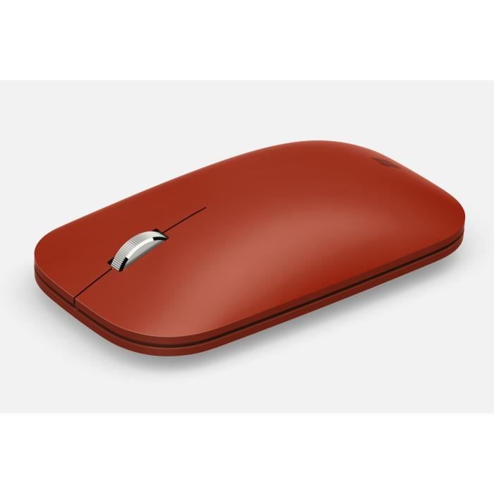 MICROSOFT Surface Mobile Mouse - Souris - Rouge Coquelicot