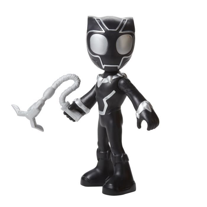 Image secondaire de Spidey Figurine Black Panther 22.5 cm, Jouet de Super-héros préscolaire, Spidey et Ses Amis Extraordinaires, des 3 ans