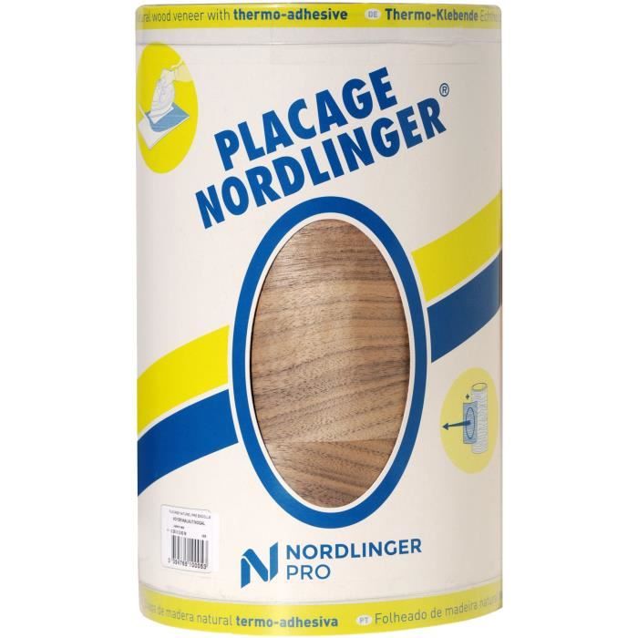 Image secondaire de Placage - NORDLINGER PRO - 0.25 m x 2.50 m - Non-encollé - Noyer