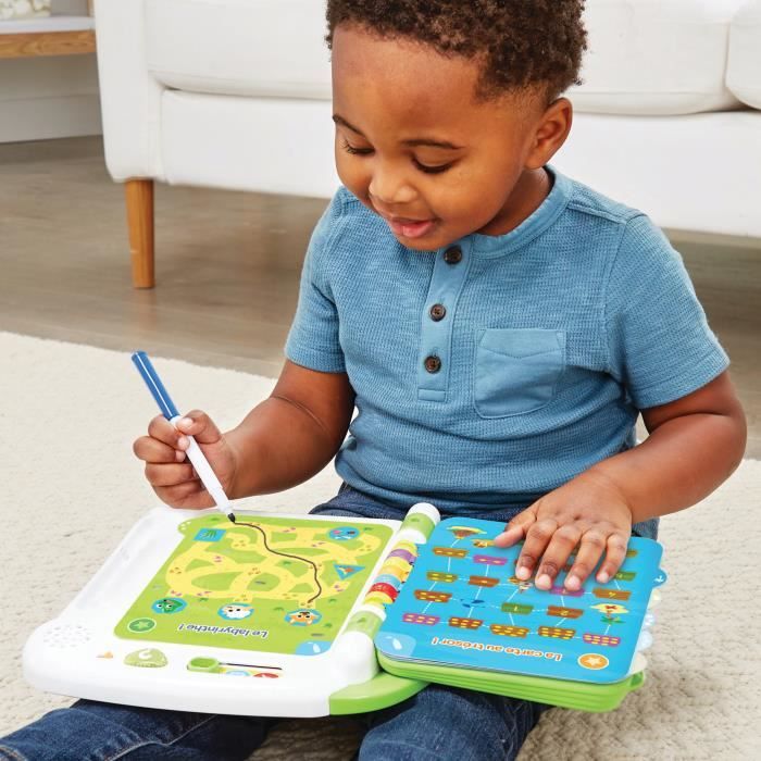 VTECH - Mon Livre D'activités Interactif - J'écris, Je Joue, J'apprends