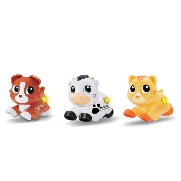 Image secondaire de VTECH - TUT TUT ANIMO BISOUS - COFFRET TRIO (CHIEN + CHAT + VACHE) - Multicolore