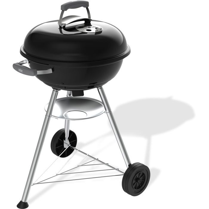 Barbecue à Charbon Weber Compact Kettle Ø47 cm - 6 Couverts - Noir