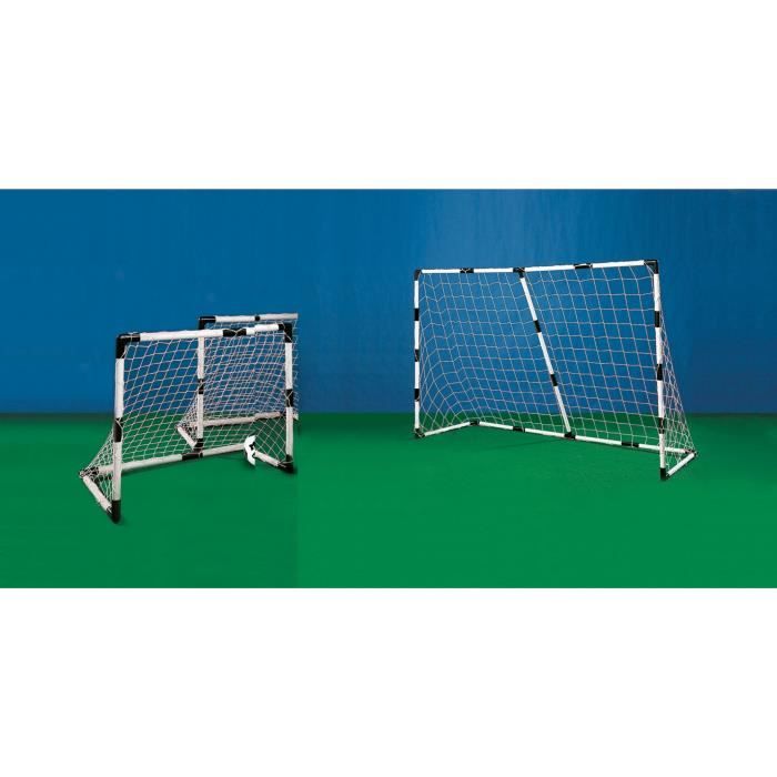 Set de football 2-en-1 - MONDO - Kit 2 mini cages foot modulables + BioBall Mini Ball