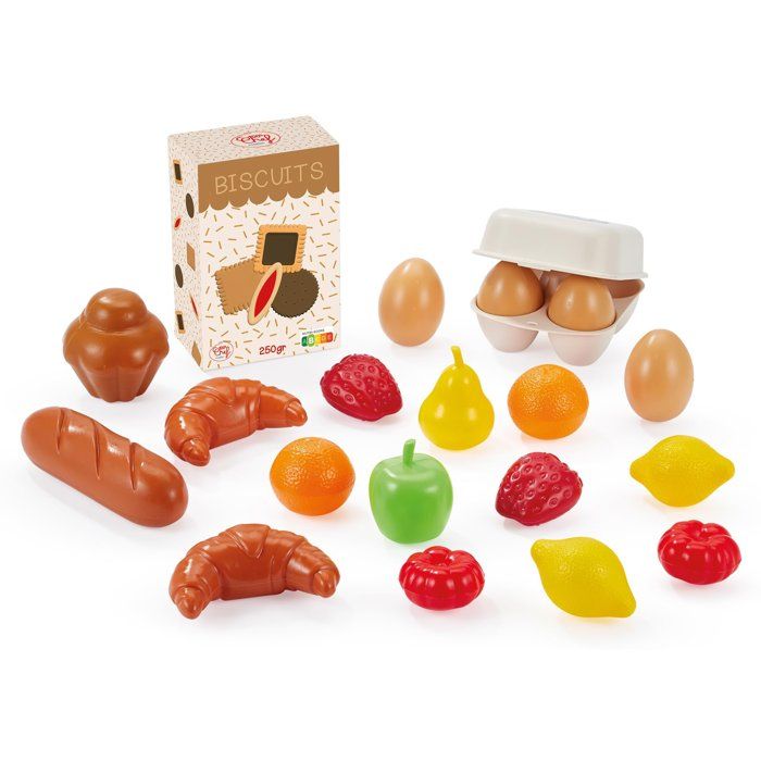 Image secondaire de Chariot de Courses Garnie avec 20 Aliments - ECOIFFIER