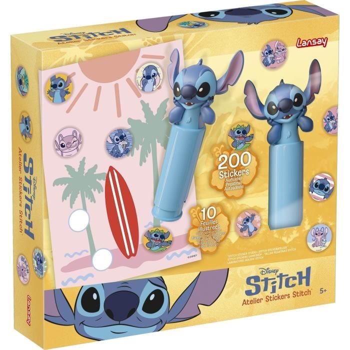 Image secondaire de Atelier Stickers Stitch - LANSAY avec Tampon Magique et 200 Stickers