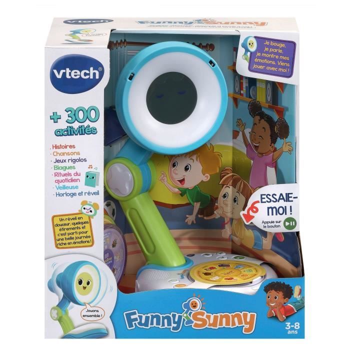 VTECH - Funny Sunny, Mon Compagnon Interactif Bleu