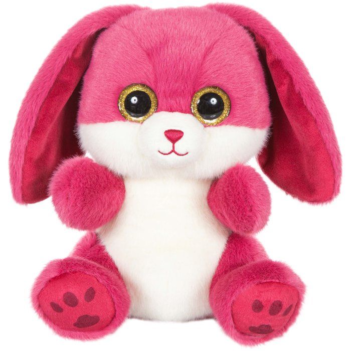 Peluche Lapin RUBY Cutydoos Rose Framboise - 23 cm