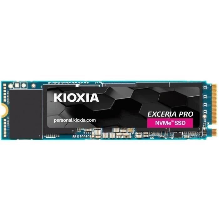 SSD - KIOXIA - EXCERIA PRO - 2 TB, M.2, 7300 MB/s in lettura, 6400 MB/s in scrittura, per laptop