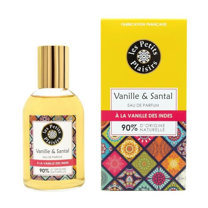 LES PETITS PLAISIRS Eau de parfum - Vanille des Indes & Santal - 90% d'origine naturelle - 100 ml