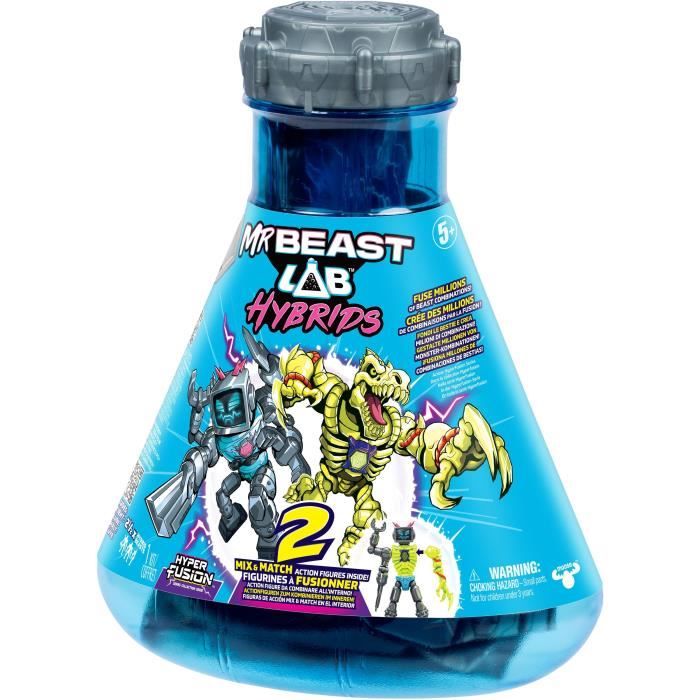 Image secondaire de Pack de 2 figurines - MRBEAST LAB - Mix & Match - 2 FIG HYBRIDS Moitié de figurine DRAGON