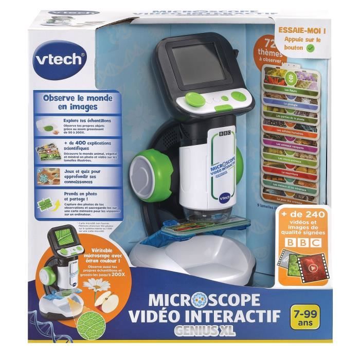 VTECH - Genius XL - Microscope Vidéo Interactif