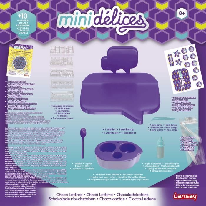 Mini Délices - Choco Lettres - Activités Artistiques - Cuisine Créative - Des 8 ans - Lansay