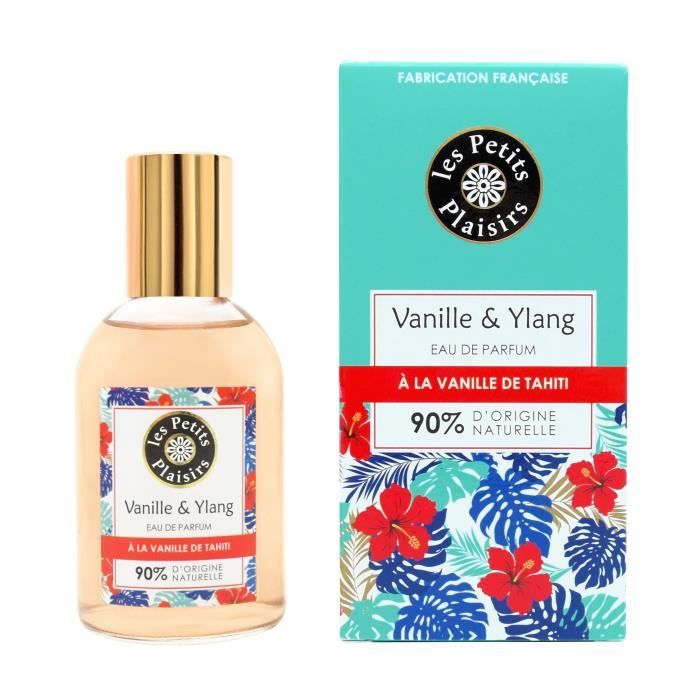 LES PETITS PLAISIRS Eau de parfum - Vanille de Tahiti & Ylang - 90% d'origine naturelle - 100 ml