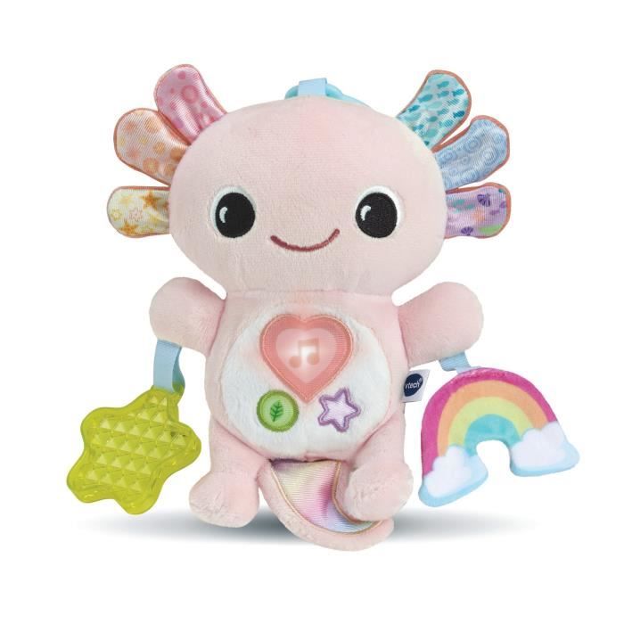 VTECH ELIOTT, BEBE AXOLOTL MUSICAL (BOUTEILLES PLASTIQUE RECYCLÉES)