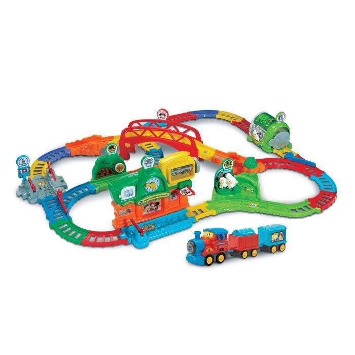 Image secondaire de VTECH - TUT TUT BOLIDES - SUPER CIRCUIT TRAIN ÉDUCATIF (ADAM, TRAIN MARCHAND) - Multicolore