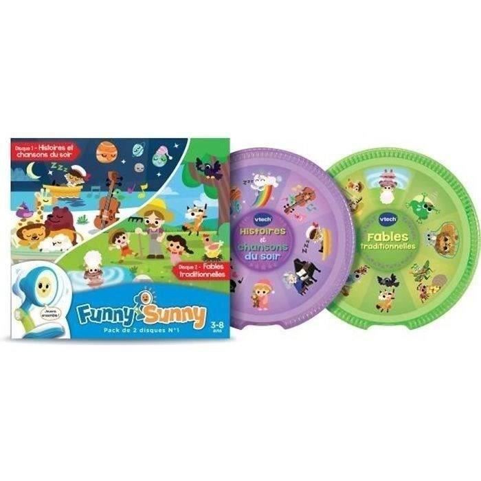 VTECH Funny Sunny - Pack 2 Disques N?1
