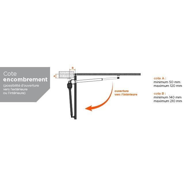 Motorisation OpenGate 1 a vérins pour portail battant - Maximum 4 metres et 400 kg - SCS SENTINEL