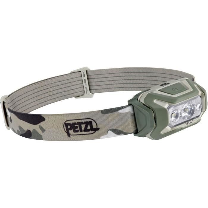 Lampada frontale impermeabile - PETZL - ARIA 2 - 450 lumen - 3 batterie AAA/LR03 incluse - Camo
