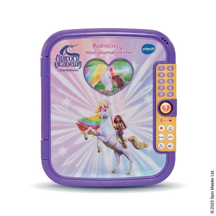 VTECH - L'ÉCOLE DES LICORNES - KIDISECRETS, MON JOURNAL INTIME - Violet