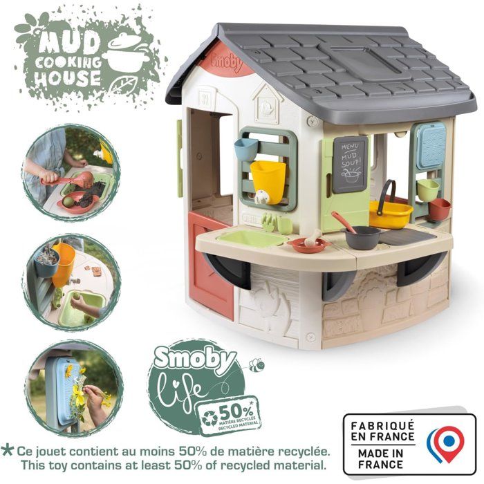 Image secondaire de Maisonnette de Cuisine Mud Cooking House - Smoby - Fabriquée en France