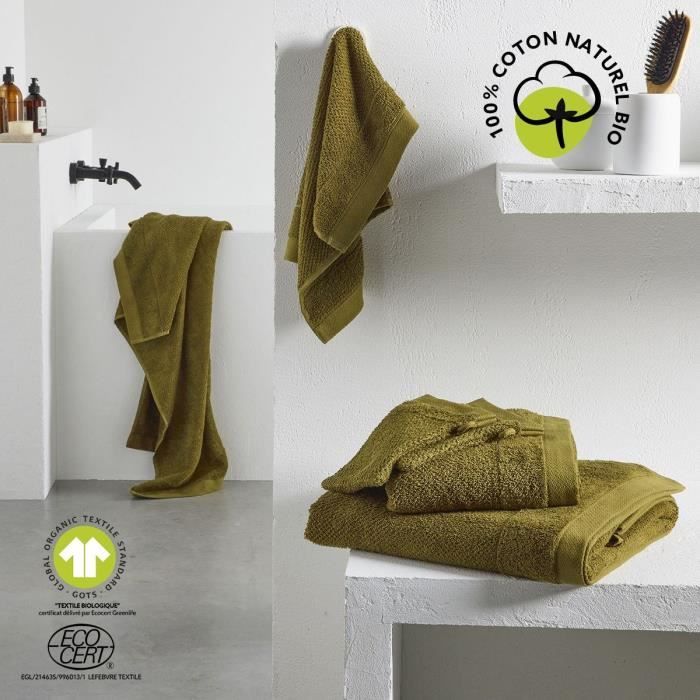 Image secondaire de Maxi drap de bain - TODAY - 90 x 150 cm - Coton - Organic Bronze