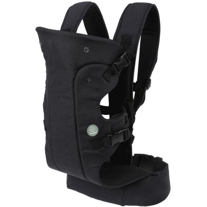 Marsupio regolabile 3-1 - DREAMBABY - JOURNEY - Comodo e versatile - Da neonato a bambino fino a 15 kg - Nero