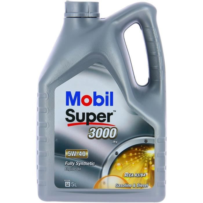 Engine oil can - MOBIL - S3000 5W40 - 5 L - 4 seasons