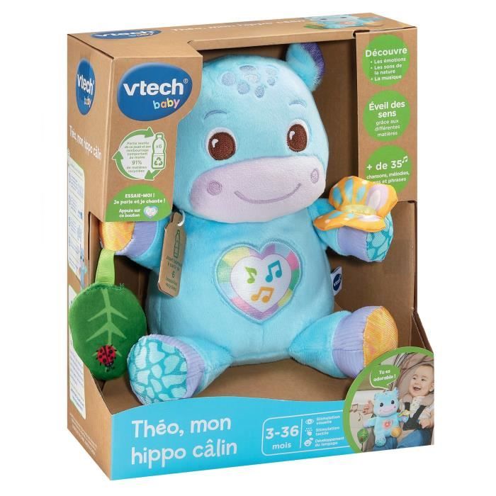 Image secondaire de VTECH THÉO, MON HIPPO CALIN (BOUTEILLES PLASTIQUE RECYCLÉES)