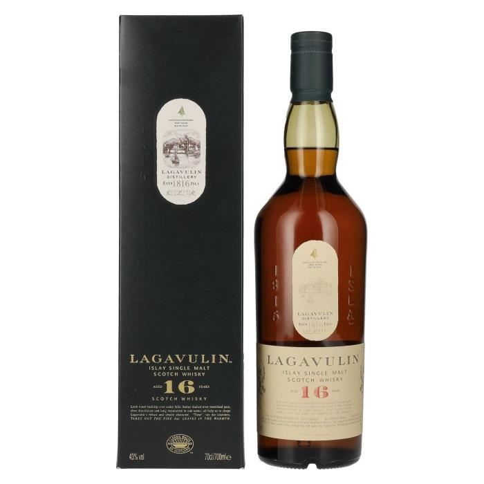Image secondaire de Whisky Lagavulin 16 ans - Islay Single Malt Whisky - Ecosse - 43%vol - 70cl sous étui